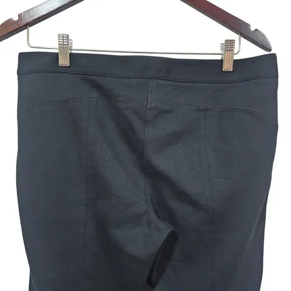 Theory Black Stretch Slim Trousers Size 8 - Picture 4 of 6